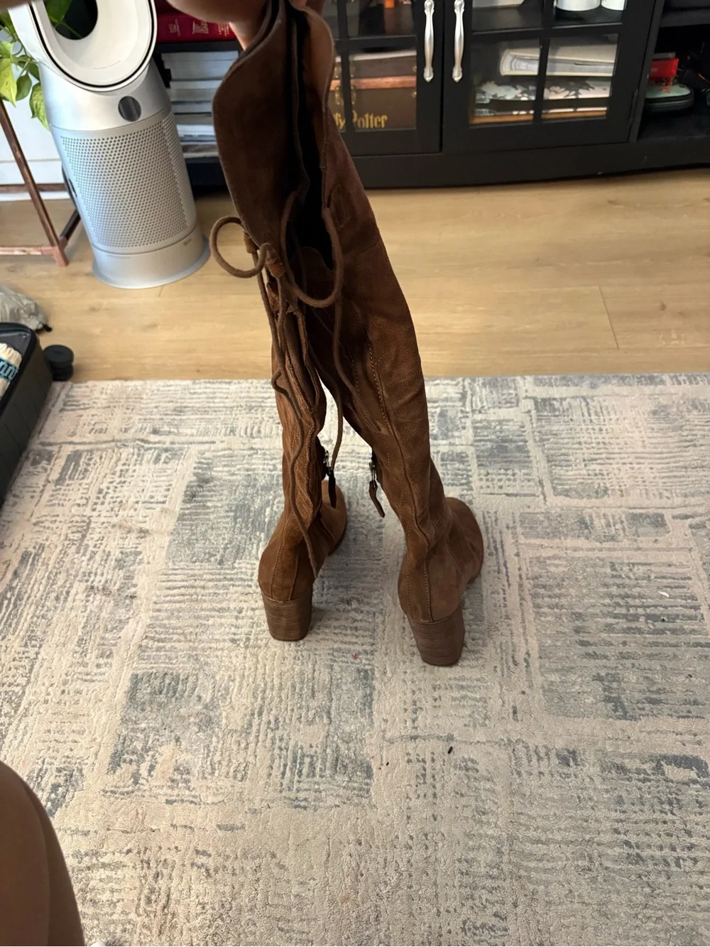 Steve Madden Brown Over-the-Knee Suede Boots